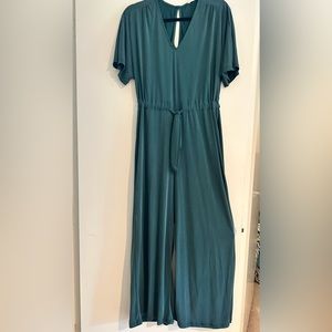 💙 NWOT Lush Teal Green Modal Jumpsuit